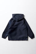 Navy blue rain jacket