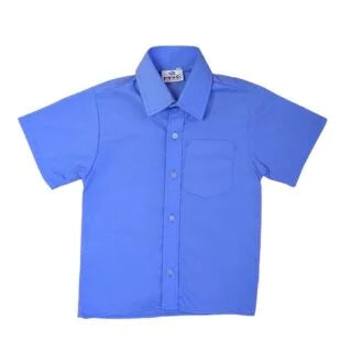 Blue short sleeve shirt