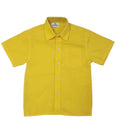 Yellow short sleeve shirt